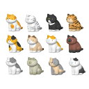 【FH2】【FLUFFY HOUSE / フラッフィハウス】マイホームキャット シリーズ2 ブラインドBOX 1個単体 ちょこんとおすわり猫ちゃんの柄は全部で1...