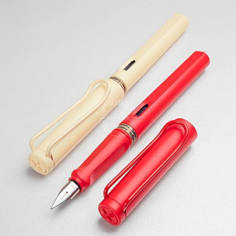 【LA115】【LAMY/ラミー】2022年新色 SAFARI/サファリ Strawberry ＆ Cream / ストロベリー & クリーム 万年筆 F(細字) / M(中字)コンバーター付属【即納/宅配便・ミニゆうパケット対応 並行輸入品】