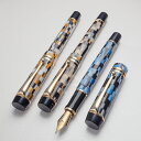【MO37】【MAJOHN / 末匠】M600 美麗 アクリル万年筆 市松模様風 全3色 スチールニブ F(細字) カートリッジ/コンバーター式 【即納/宅配便...