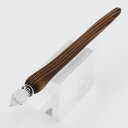 【OM03】【大分メイド×呉竹×ガラス工房スタジオ嘉硝】日田杉 ウッドガラスペン ブラウン F(細字) M(中字)浮造り【即納 送料無料 国産 日本製 Made...