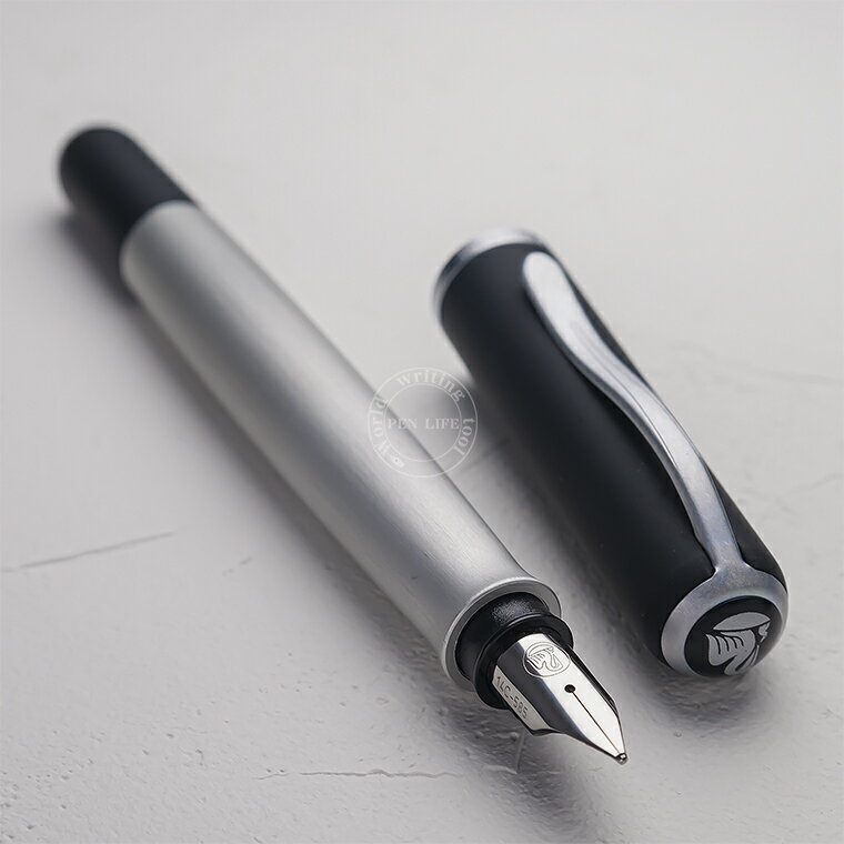 希少!【PEL165】【PELIKAN/ペリカン】EPOCH エポック P362 Onyx-Silver(オニキスシルバー) 万年筆 生産終了品!　アルミ製ボディカートリッジ式 【即納/宅配便 送料無料 並行輸入品 】