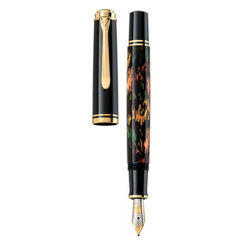 【PEL217】【Pelikan / ペリカン】2023年 特別生産品 スーベレーン M600 アートコレクション 「Glauco Cambon / グラウコ・カンボン」 万年筆 300本限定 EF/F/M/B【即納 送料無料 保証 ドイツ Germany 14金 高級筆記具 】