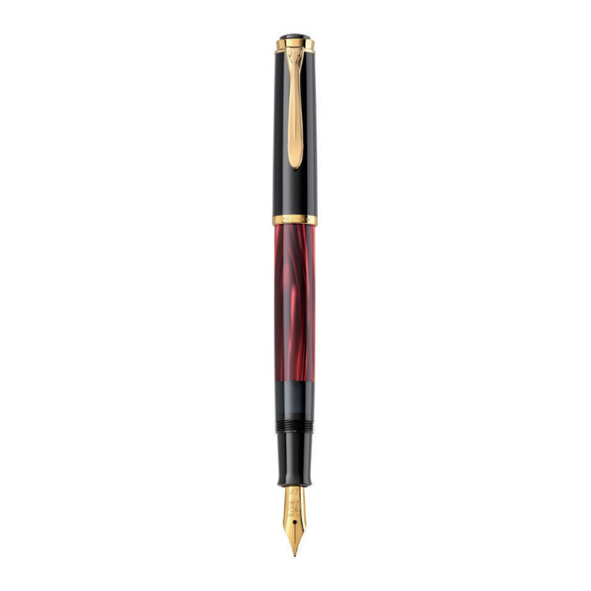 【PEL249】【PELIKAN / ペリカン】2025年 特別生産品 Classic / クラシック M200 Red Marbled / レッドマーブル 万年筆 EF(極細) / F(細字) / M(中字) / B(太字)【即納 / 宅配便対応 ドイツ 筆記具 送料無料 赤】