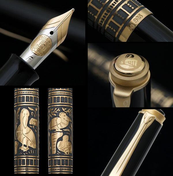 PELIKAN ペリカン M710 レッド トレド 万年筆 M 中字+stbp.com.br