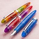 【PBS22】【PENBBS】新作 アクリル万年筆 全3種 F(細字)/M(中字) 色鮮やかなカラーリングとグラデーションが魅力 コンバーター内蔵 No.308...