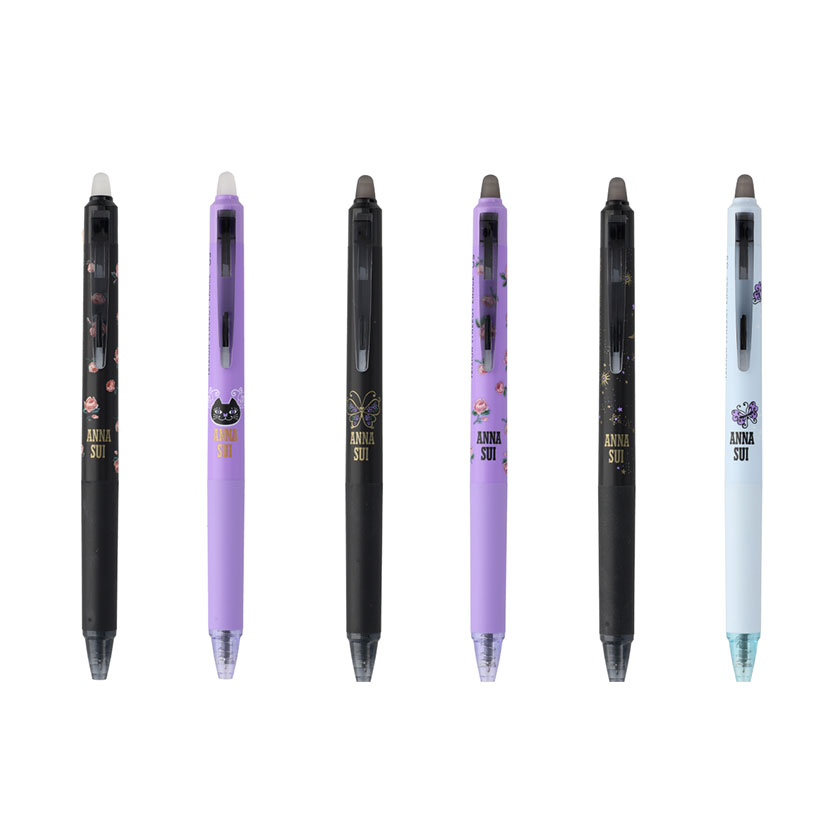 【P194】【PILOT / パイロット】2025年 数量限定 フリクションシナジーノック×ANNA SUI 0.3mm / 0.5mm 全6種 LFSK-13AS25 / LFSK-15AS25【即納 宅配便 ミニゆうパケット 日本 正規品 アナスイ 消せるボールペン】