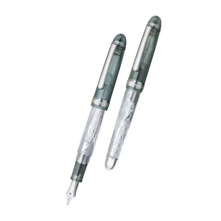 【PLT124】【PLATINUM / プラチナ】世界2500本 限定 #3776 CENTURY 富士雲景シリーズ 待望の第3弾 絹雲 / きぬぐも 万年筆 ...