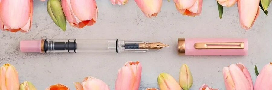 TWSBI ECO Pink Lemonade with/B（ツイスビー エコ ピンクレモネード with/B） の写真