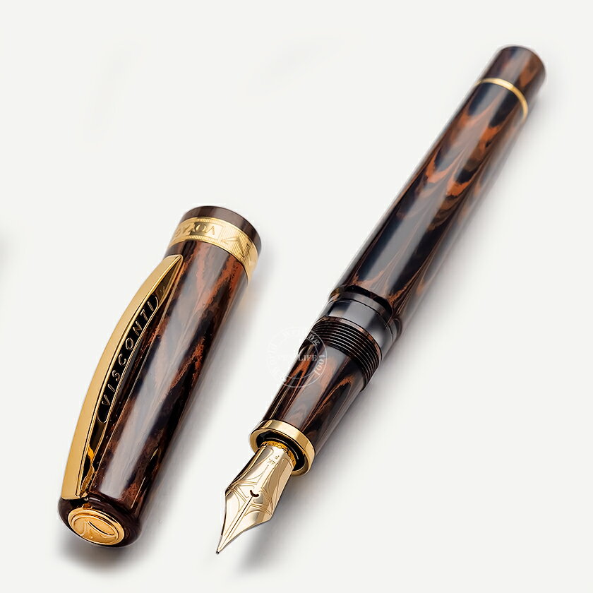 【VI136】【VISCONTI / ビスコンティ】Voyager 30 / ボイジャー 30 オレンジ 万年筆 14K F(細字) エボナイト製 創業30周年を祝う特別モデル【送料無料 並行輸入品 イタリア】