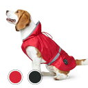ハンター 犬用 服 コート レインコート ウプサラ 65 中型犬 大型犬 反射材使用 防水 防寒 雨