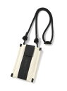 【SALE/40%OFF】(U)リファインド キャンバス フォン ポーチ HUNTER ハンター 財布・ポーチ・ケース ポーチ ブラック ホワイト【RBA_E】...