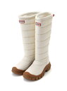 (W)WOMENS INTREPID TALL SNOW BOOT HUNTER ハンター シューズ 靴 ブーツ ホワイト ブラック【送料無料】 Rakuten Fashion