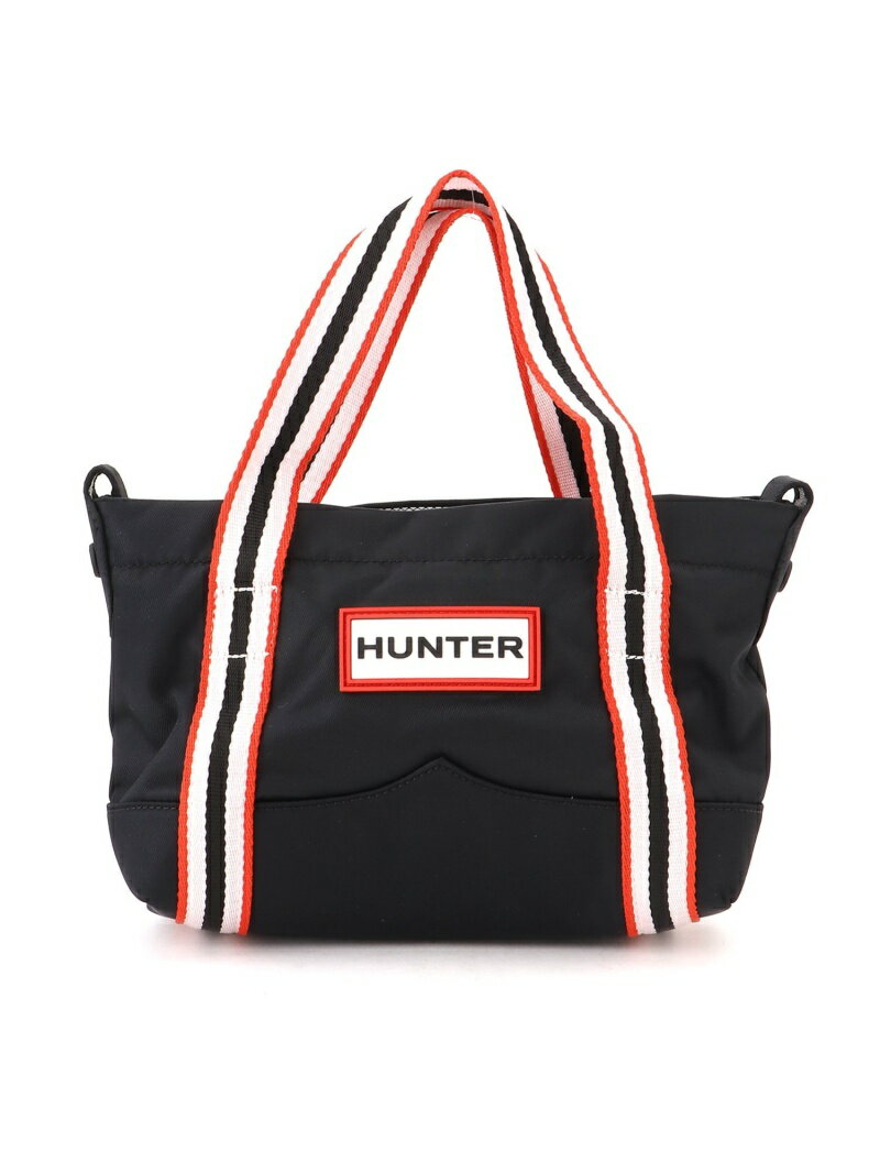 楽天HUNTER　公式店（W）ナイロン ミニ トップ クリップ トート バッグ HUNTER ハンター バッグ トートバッグ ブラック カーキ【送料無料】[Rakuten Fashion]