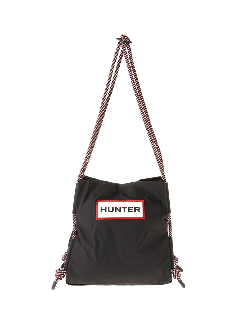 楽天HUNTER　公式店（U）トラベル リップストップ リサイクル ナイロン トート バッグ HUNTER ハンター バッグ トートバッグ ブラック グリーン ホワイト【送料無料】[Rakuten Fashion]