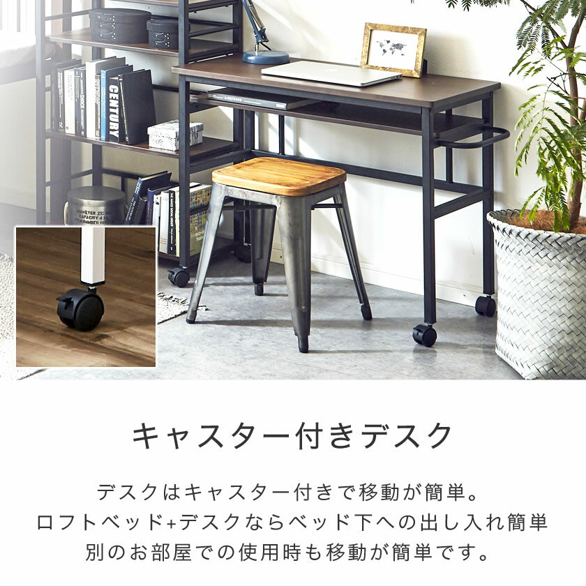 エディス デスク 学習机 幅90cm ヴィンテ...の紹介画像2