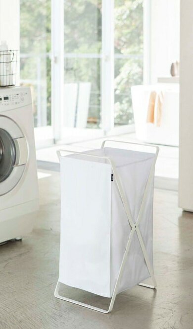 ランドリーバスケット タワー tower ランドリー収納 ランドリーバッグ 洗濯物 45L 折りたたみ 洗濯カゴ 脱衣かご ランドリーラック 洗面所