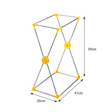 ダストスタンド 4個セット ステンレス 45リットル イエロー ネイビー スリム ゴミ袋 レジ袋 45L ごみ袋スタンド ゴミ箱 分別 日本製 国産