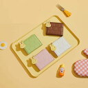 カードケース カード入れ お財布 ビスケット 小さめ 多機能 多収納 さいふ サイフ 開運 うさぎ 型押し フェイクレザー パステルカラー コンパクト ミニ財布 かわいい おしゃれ 短財布 チャーム付き 薄い 軽い スリム 収納(4)