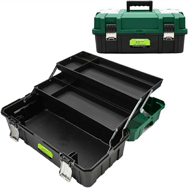 ツールボックス大容量 工具箱 3段 工具箱 おしゃれ 大型 手提式 道具箱 折り畳み式