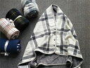 ひざ掛け 肩掛け 着る毛布 4way ブランケット 毛布 ボタン付き 裏起毛 ハーフケット あったか 吸湿保温 防寒対策 静電気防止 洗える 抗菌加工 柔らかい肌触り チェック柄 おしゃれ 大判