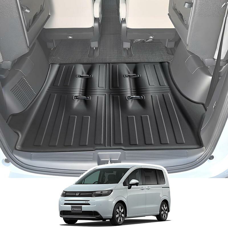 ホンダ フリード gt ラゲッジマット 2024新型 フリード 専用 3D 防水マット TPE製 滑り止めマット 取り..