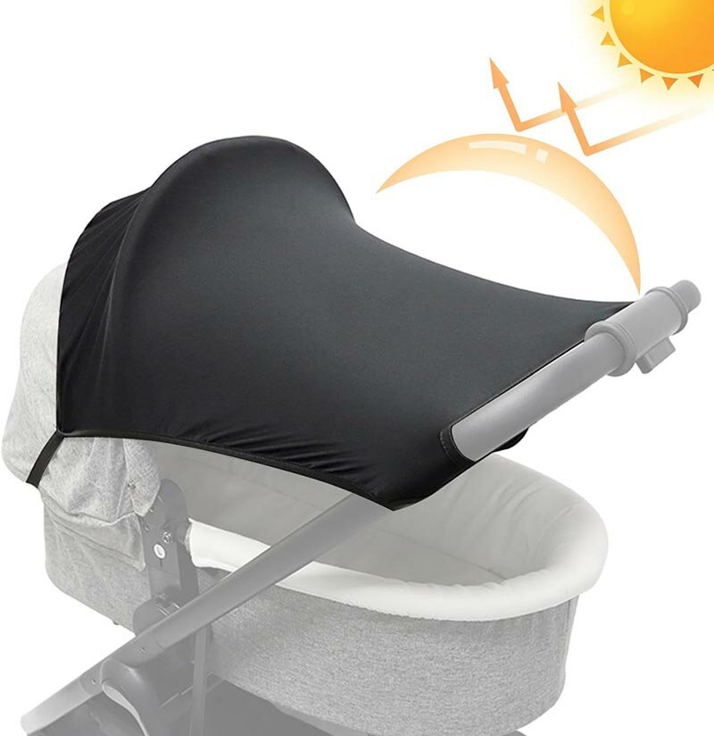 ベビーカー サンシェード カバー サンシェード ベビーカー ベビーカー防雨 UV 保護カバー カーシート、ベビーカー ベビーカー用防水ベビーカーサンシェードカバー