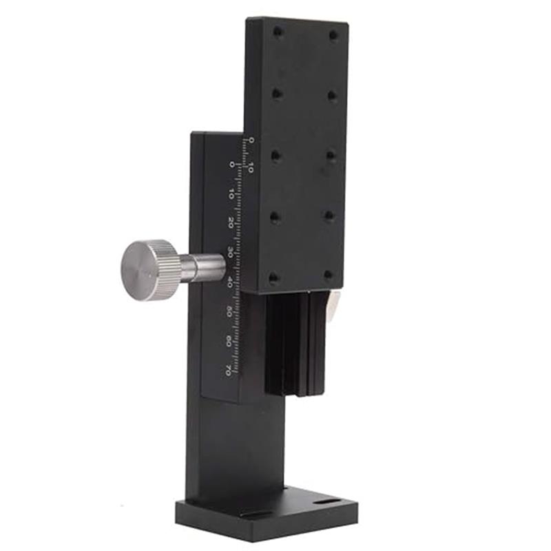 LWZ40-90 リニアステージ Z 軸手動リニアステージ 40x90mm ギアガイド 精密リニア移動ステージ 変位プラットフォーム ダブテール溝リニアステージ 測定用スライドテーブル