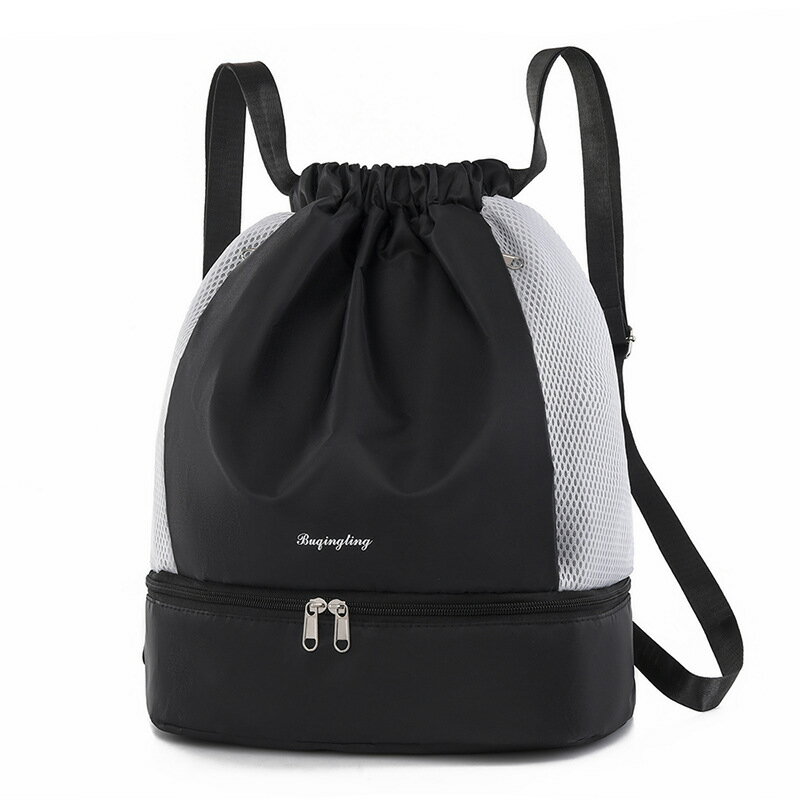 プールバッグ 女の子 ネームタグ付き 乾湿分離 大容量 男の子 ビーチバッグ スイミングバッグ 水泳バッ..