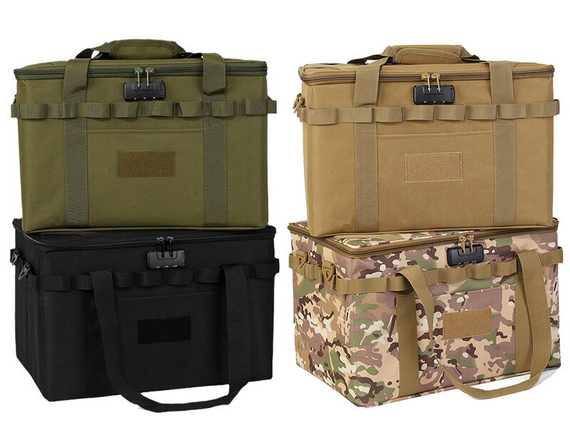 収納ボックス ソフトコンテナ コンテナボックス ダイヤル錠付き ツールボックス アウトドア 37L 大容量 全面撥水 軽量 約1kg