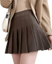 スカート レディース プリーツスカート 制服スカート ミニスカート 裏地付き キュロットスカート スクールスカート フレアスカート 膝丈スカート 無地 オフイス 女子高生 制服 インナー付き ハイウェスト 美脚 Aライン(4)