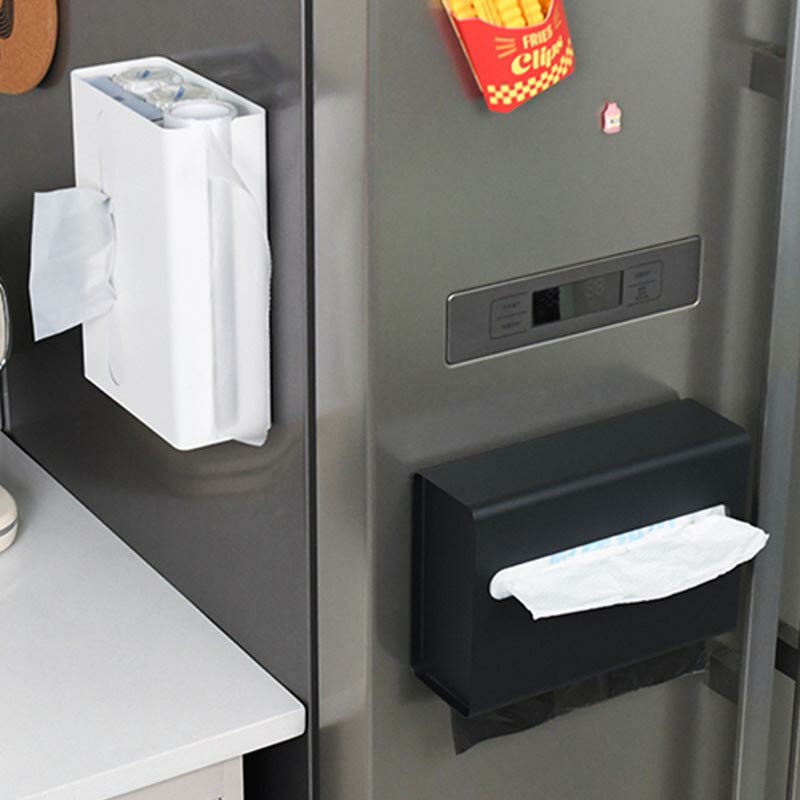 マグネット ティッシュケース ホルダー ペーパータオルホルダー 長方形 キッチンペーパー ティッシュペ..