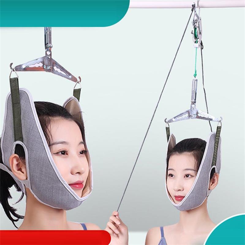 ネックストレッチャーネックハーネス 牽引 帯 家庭用 自宅 吊り下げ器 ストレートネック 姿勢 スマホ首 セルフ整体 頸椎 リラックス ストレッチ 首伸ばし リハビリ 健康 疲労 解消 リラックス 器具