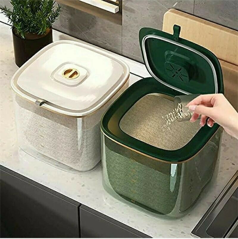 米びつ 米櫃 ごはん保存容器 ライスストッカー 米びつ 5kg/10kg用 米 保存容器 冷蔵庫 キッチン用具 キッチン用品 ライスストッカー 収納 密閉容器 フードストッカー ボックス キッチン収納 大容量 お米収納 シリアル 小麦粉 豆 穀物