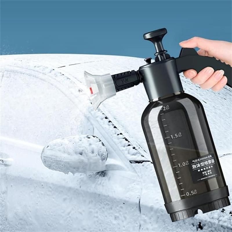 フラワーショップの発泡スプレー 蓄圧式 噴霧器 2L 泡噴霧器スプレー泡クリーナー洗車フォーマー高圧電気ディテール噴霧器 泡スプレー洗車、洗車用ハンドポンプ泡スプレー | 手動圧力ポンプ噴霧器高圧泡噴霧器発泡洗車噴霧器 加圧ポンプ式 手動タイプ 水ポンプ 洗車｜アングル2