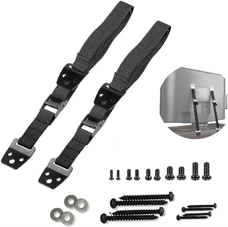 テレビ 転倒防止 ベルト 2本入 耐震グッズ 地震対策 TV 家具 固定 テレビ転倒防止ベルト 長さ調整可能 パソコン 棚 家具 耐震ストッパー 転倒防止バンド 家具固定 ベルト 壁固定対応 防災