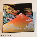 山中漆器 マウスパッド富士山桜
