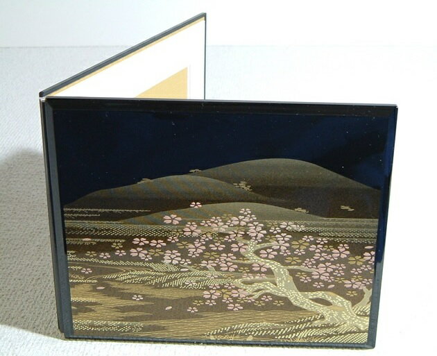 乐天商城 - 山中漆器 写真立て 吉野山水 Lサイズ用