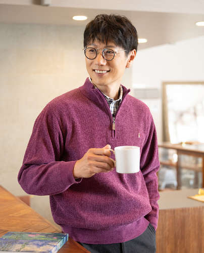 Hush Puppies（ハッシュパピー） モール畦ハーフZIPセーター【キングサイズ】メンズ　長袖　ニット(4)