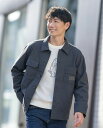 【SALE】Hush Puppies(ハッシュパピー) ウール調ストレッチブルゾン メンズ 長袖