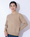 【SALE】Hush Puppies(ハッシュパピー) 接結ニットプルオーバー【レディス】長袖