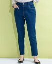 Hush Puppies(ハッシュパピー) ストレッチテーパードデニム レディス ロング