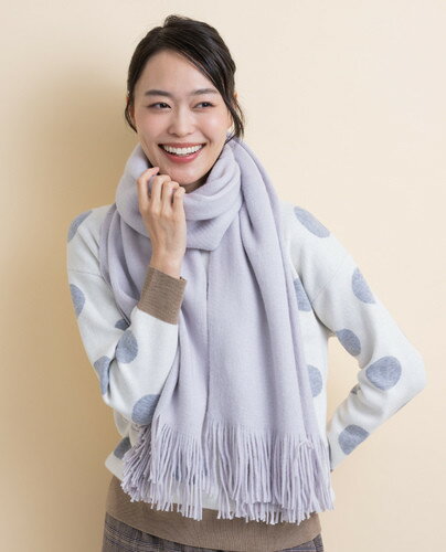 Hush Puppies（ハッシュパピー） ニットシャギーストール　レディス　マフラー