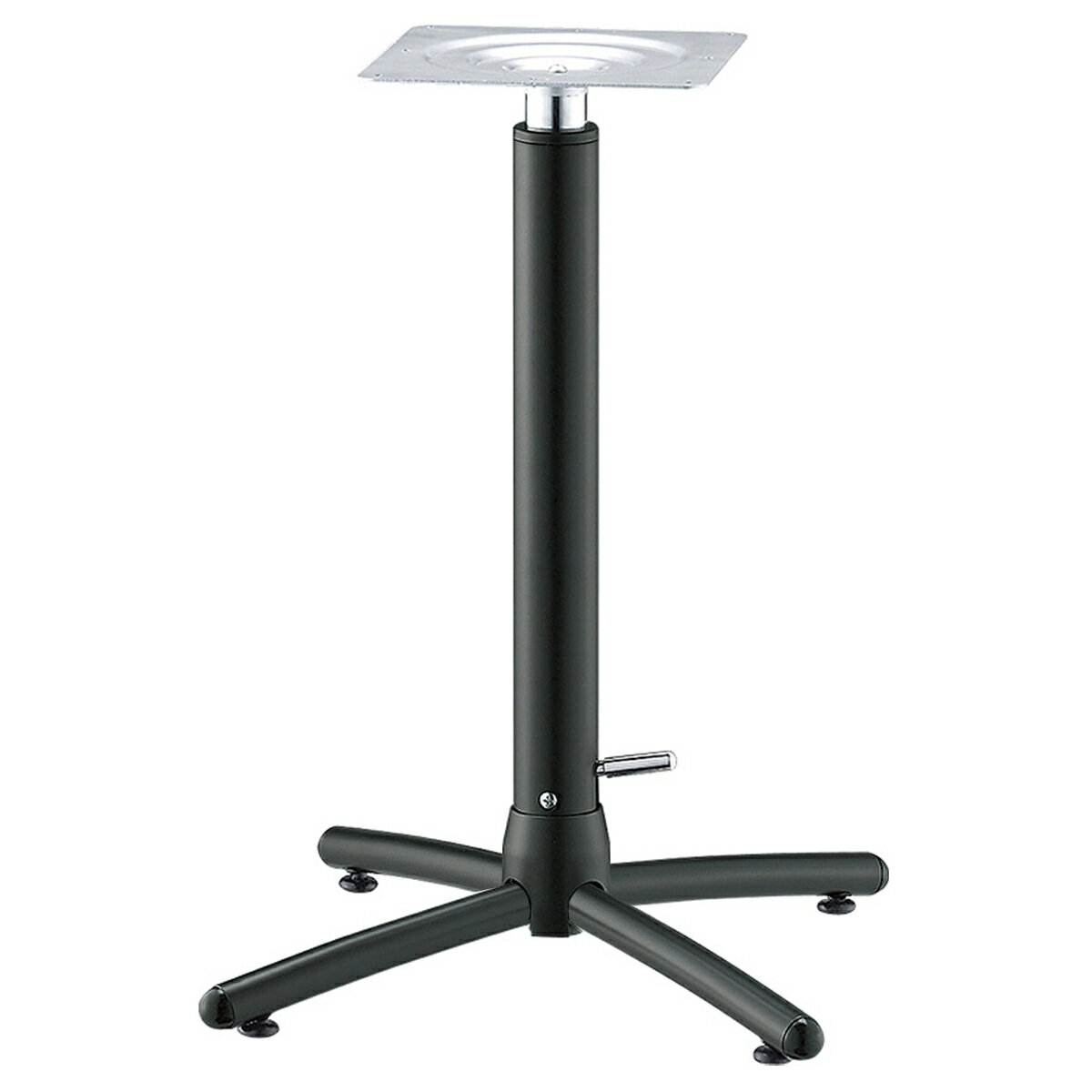 商品詳細（サイズ）■材質：スチール■機能：ガス昇降式（無段階）■備考：アジャスター付■適合天板サイズ：　　正方形：W600×D600　　丸形：φ650■サイズ：W400×D400×H670～920■受板：240×240×3.2t■丸ポール：φ60.5■補足：お客様組立品／カラー選択／昇降タイプ【注意事項】※この製品を組立てるには、別売りの専用工具が必要です。※天板の重量、使用条件によって適切でない場合がありますので、本商品と組み合わせる天板の重量を、連絡事項にお書きの上ご購入下さい。北海道、沖縄、離島及び中継を伴う場合は、追加送料が必要ですので別途ご案内致します。脚部カラーシルバーメタリックゴールドメタリックジービーメタリックこげ茶ブラックブラック（メラミン焼付塗装）シルバー（I41粉体塗装）クロムメッキ「ウェーブSG 2550 ガス昇降式 ～H920」のシリーズ商品法人様限定 大和金属 十字脚 昇降脚 その他テーブル脚 ウェーブSG 2650 ガス昇降式 ～H92034,969円〜