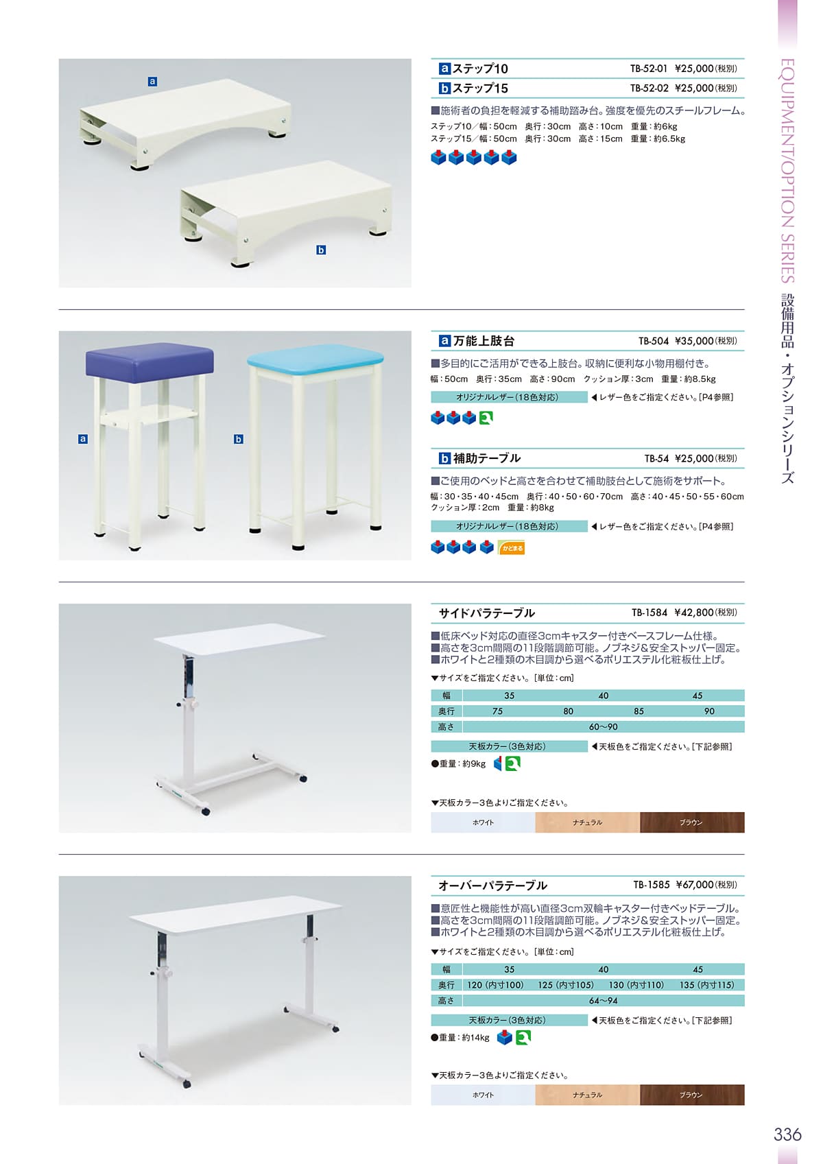 法人様限定 上肢台・下肢台 万能上肢台 TB-504 高田ベッド [3]