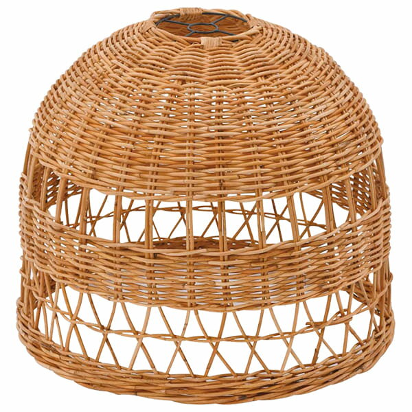 商品詳細（サイズ）■材質：籐（ラッカー塗装） スチール■付属品：ソケット付コード（口金 E26 LED 1灯用　コード長1m）■サイズ：φ480×H420■補足：完成品【注意事項】※ランプは付属しておりません。※天然素材を使用している為、大きさ、重量、色味に若干の個体差がございます。北海道、沖縄、離島及び中継を伴う場合は、追加送料が必要ですので別途ご案内致します。