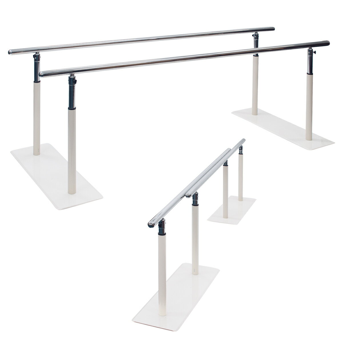 法人様限定 高田ベッド 歩行訓練台 T型収納式パラレルDX TB-1653