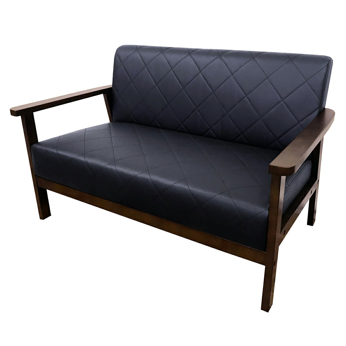 商品詳細（サイズ）■材質：天然木、ウレタンフォーム、S字スプリング■張地：合成レザー（PVC）■裏地：ポリエステル100%■脚部：木製■重量：16.0kg■サイズ：W1150×D660×H720（SH390）■補足：お客様組立品北海道、沖縄...