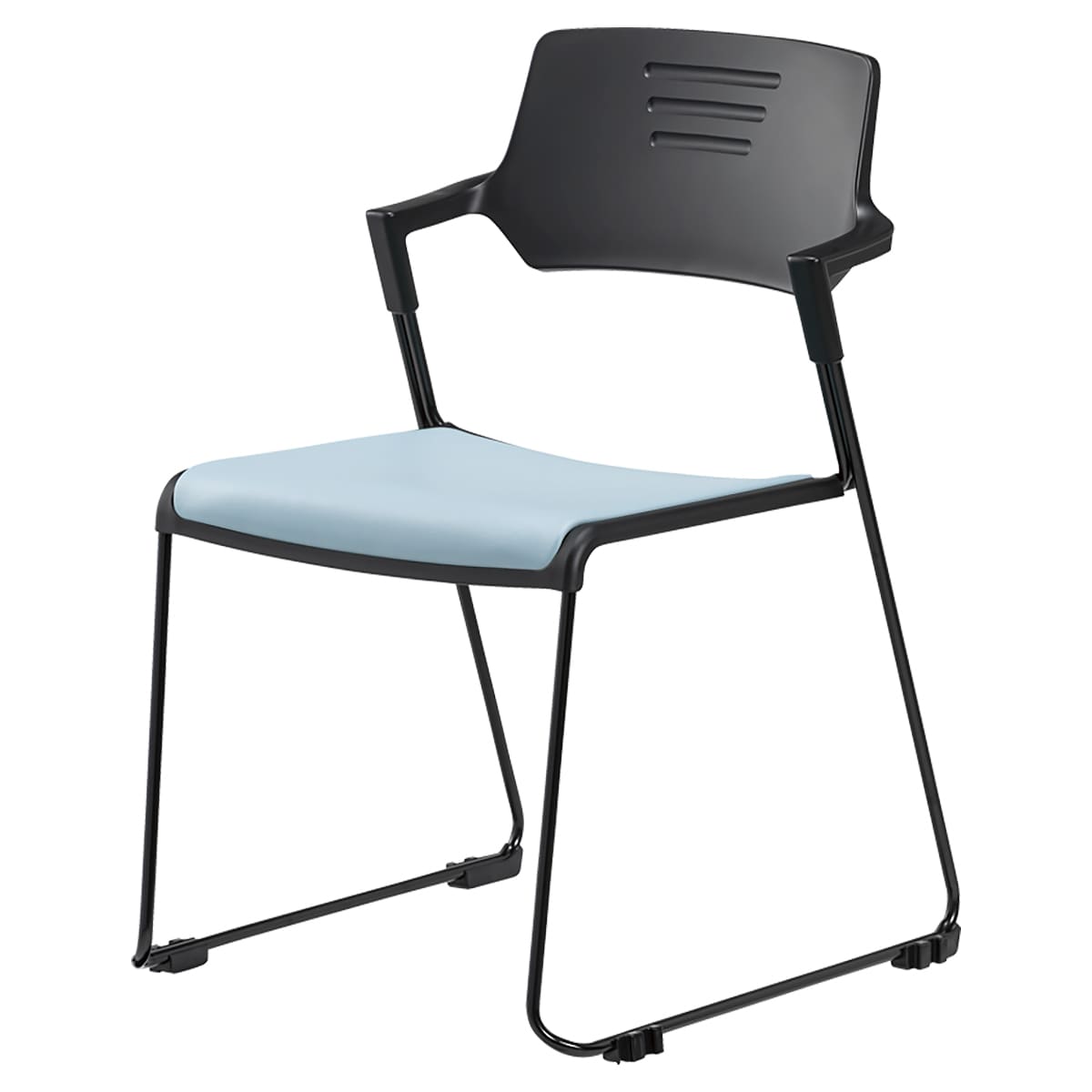 商品詳細（サイズ）■背部：ポリプロピレン樹脂成型品■座部：ポリプロピレン樹脂成型品　ウレタンフォーム■フレーム：ハイテンションスチールパイプ（φ12.7） 粉体塗装■機能：連結可能　スタッキング可能（8脚まで）■台車積載可能脚数：30脚（台車E-87使用時）■生産地：日本製■重量：4.8kg■サイズ：W520×D554×H779（SH444 AH641）■補足：完成品／張地選択／スタッキング／グリーン購入法適合北海道、沖縄、離島及び中継を伴う場合は、追加送料が必要ですので別途ご案内致します。張地カラーイエロー（布地）グレー（布地）ダークグリーン（布地）レッド（布地）ダークブルー（布地）ライトブルー（合成レザー）ライトグレー（合成レザー）ブラック（合成レザー）「CM83-MY／MX（バラ出荷）」のシリーズ商品法人様限定 会議用椅子 ミーティングチェア CM84-MY／MX（バラ出荷） サンケイ22,550円〜法人様限定 収納台車 台車 E-87 サンケイ35,816円