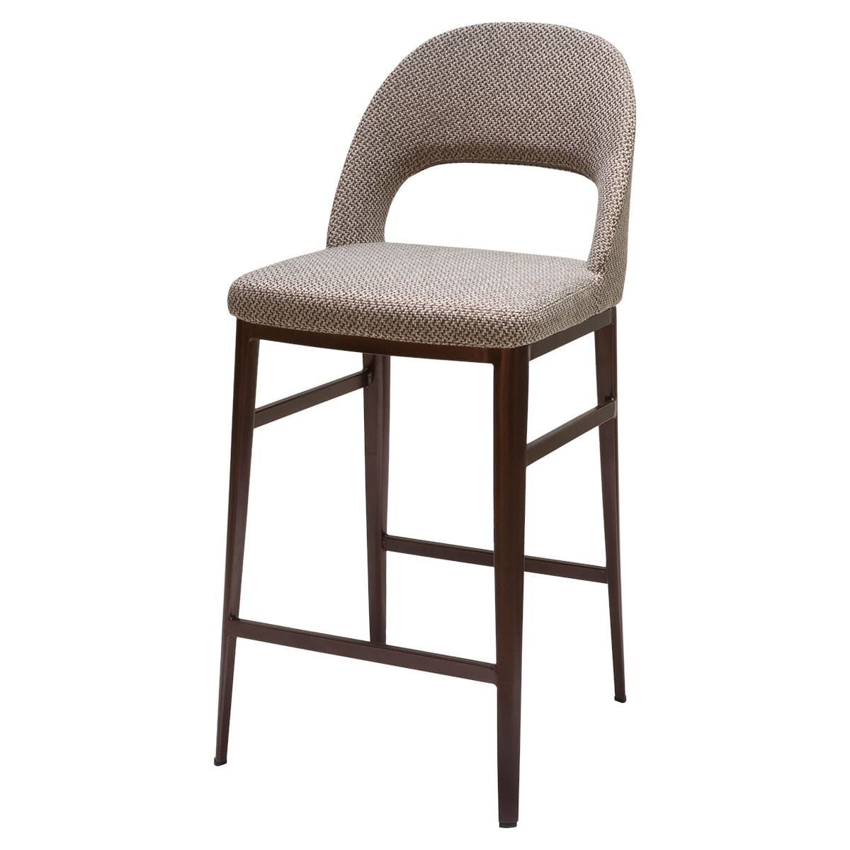 商品詳細（サイズ）■張地：ファブリック■脚部：スチール（ブラウン）■サイズ：W435×D515×H970（SH665）■補足：完成品／張地選択北海道、沖縄、離島及び中継を伴う場合は、追加送料が必要ですので別途ご案内致します。張地カラーグレー...