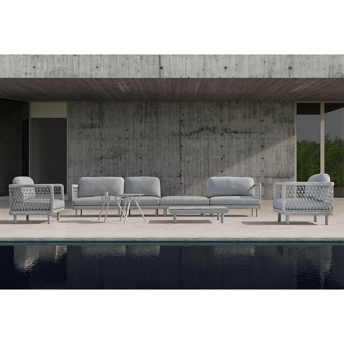 法人様限定 ガーデンソファ 屋外ソファ クラブ 左肘チェア MUS0850LG COUTURE jardin [2]